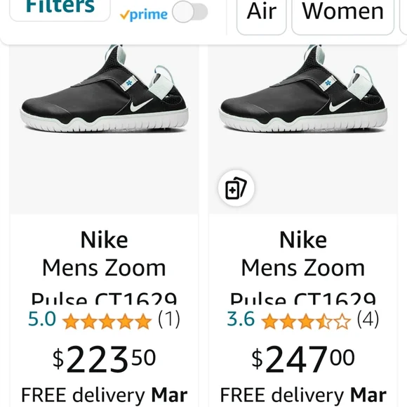 New Nike Zoom Pulse Sneakers.. - Picture 1 of 8